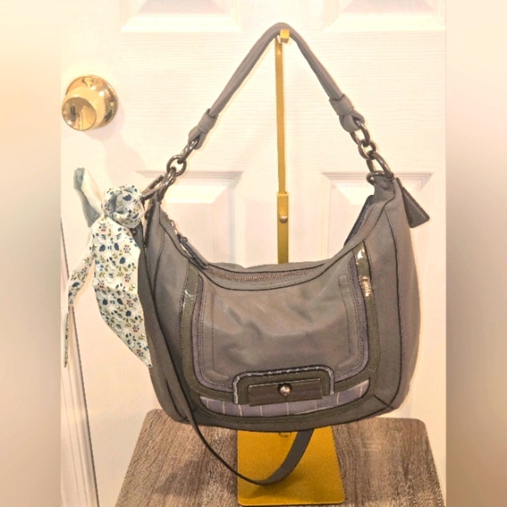 Coach Gray Purse Shoulderbag or Crossbody Wear